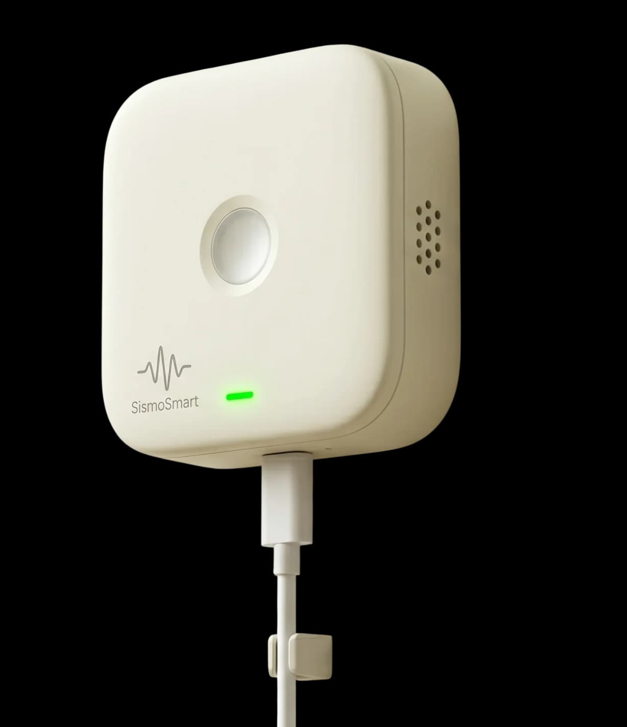 SismoSmart seismic monitoring device with status LED